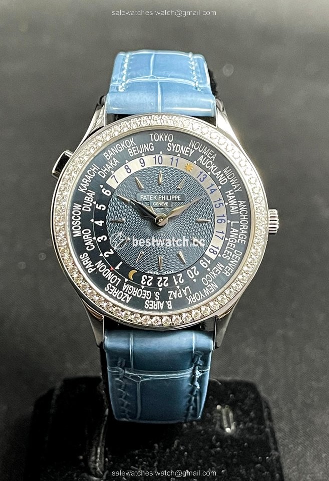 IMG_9085 Patek Philippe World Time Automatic White gold 7130G-016 Replica 2