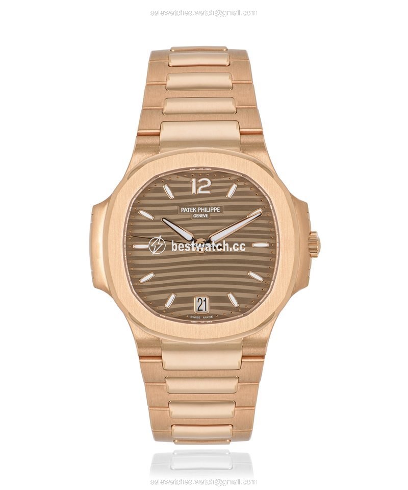 IMG_9085 Patek Philippe Nautilus Womens watch Automatic Rose gold 7118 1R-010 Replica 2