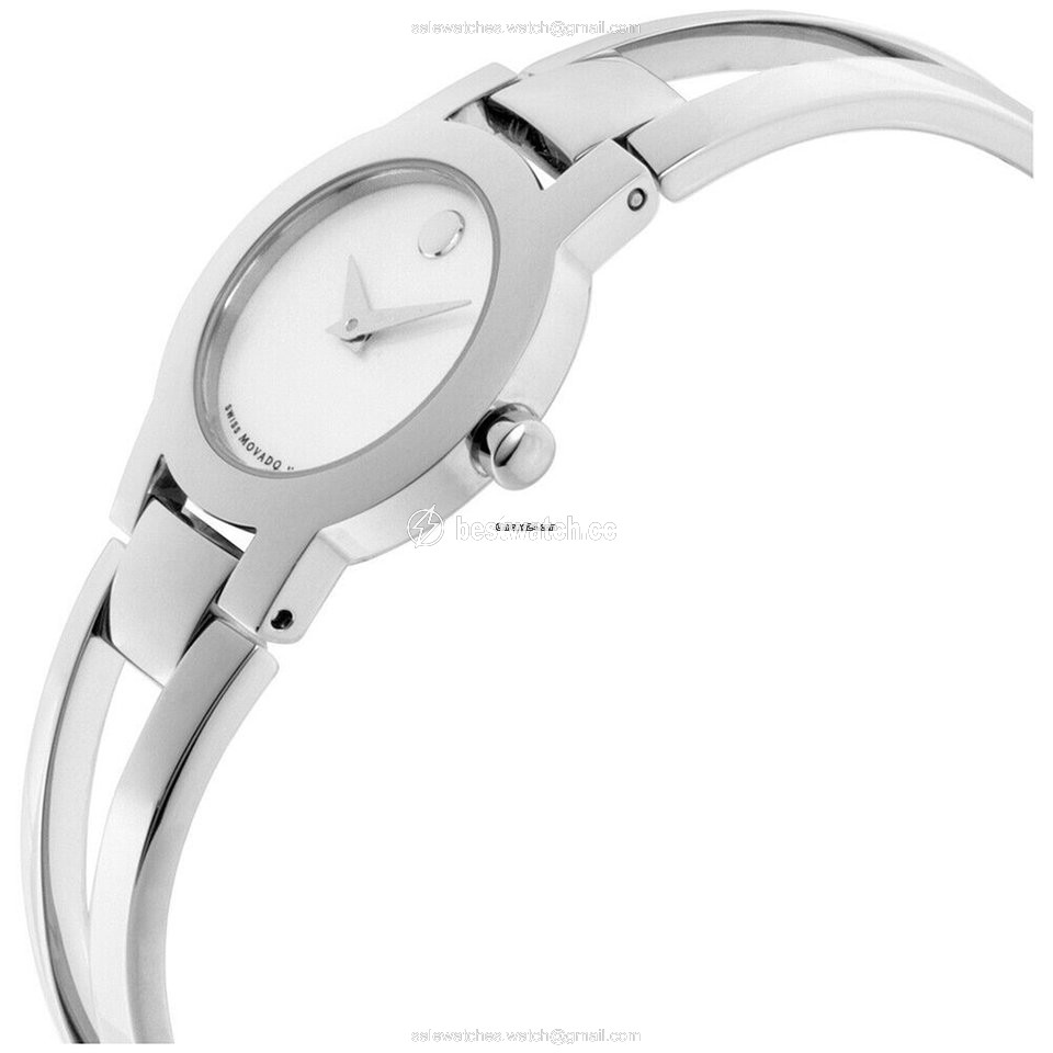IMG_9085 Movado Amorosa Womens watch Quartz Steel 606538 Replica 2