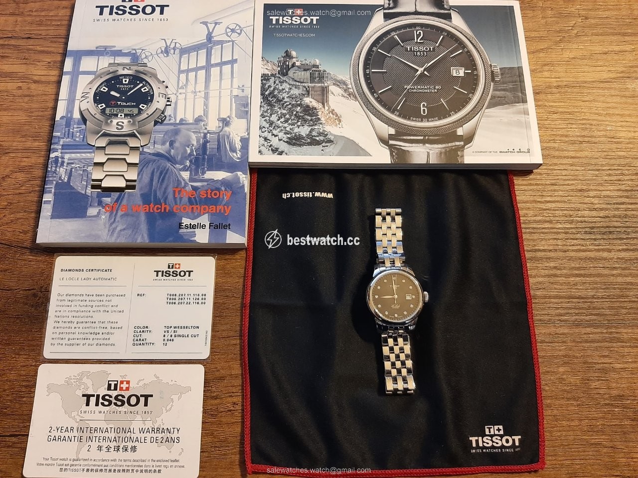 Tissot Le Locle Womens watch Automatic Steel T006.207.11.126.00 Replica 2