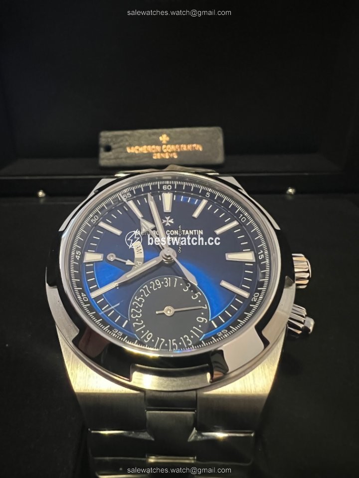 IMG_9085 Vacheron Constantin Overseas Dual Time Mens watch Unisex Automatic Steel 7900V 110A-B334 Replica 2