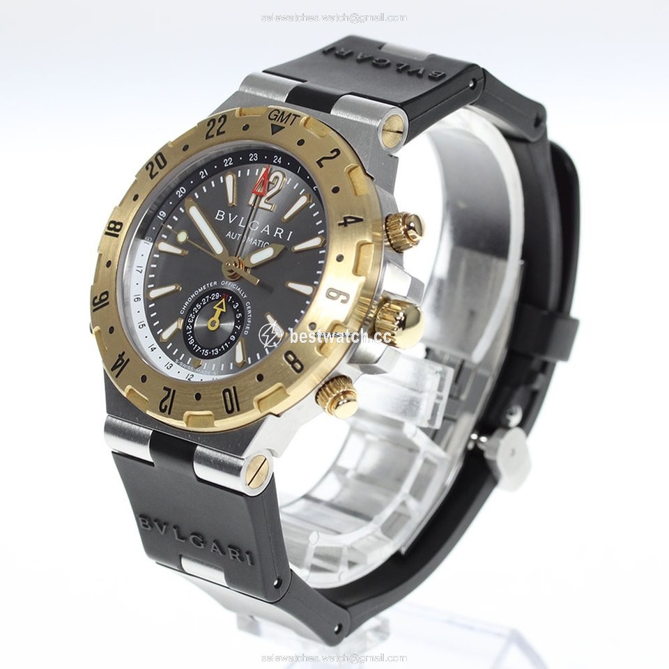 Bulgari Diagono Mens watch Unisex Automatic GMT40SG Replica 2