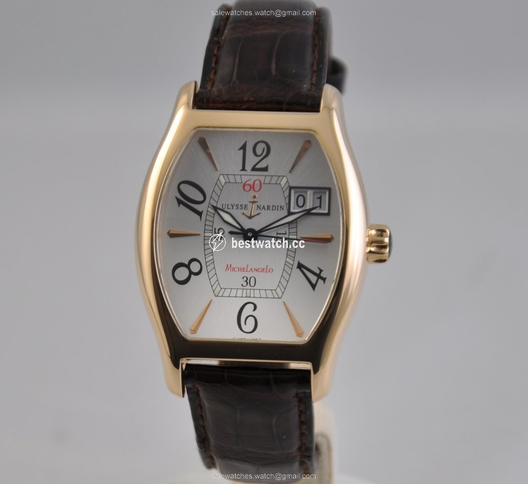 IMG_9085 Ulysse Nardin Michelangelo Mens watch Unisex Automatic Rose gold 236-68 582 Replica 2