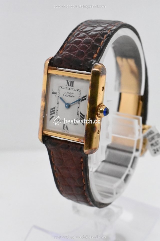 Cartier Tank Womens watch Quartz Silver 2415 Replica 2