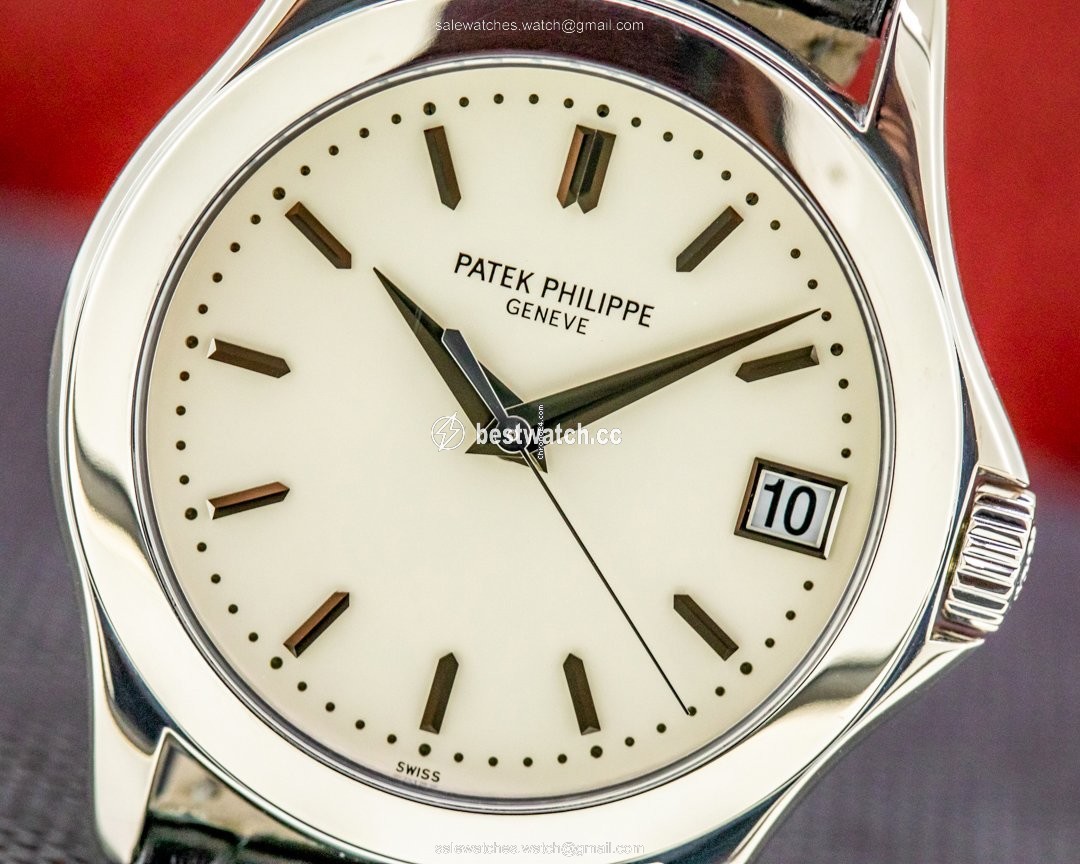 Patek Philippe Calatrava Mens watch Unisex Automatic White gold 5107G-001 Replica 2