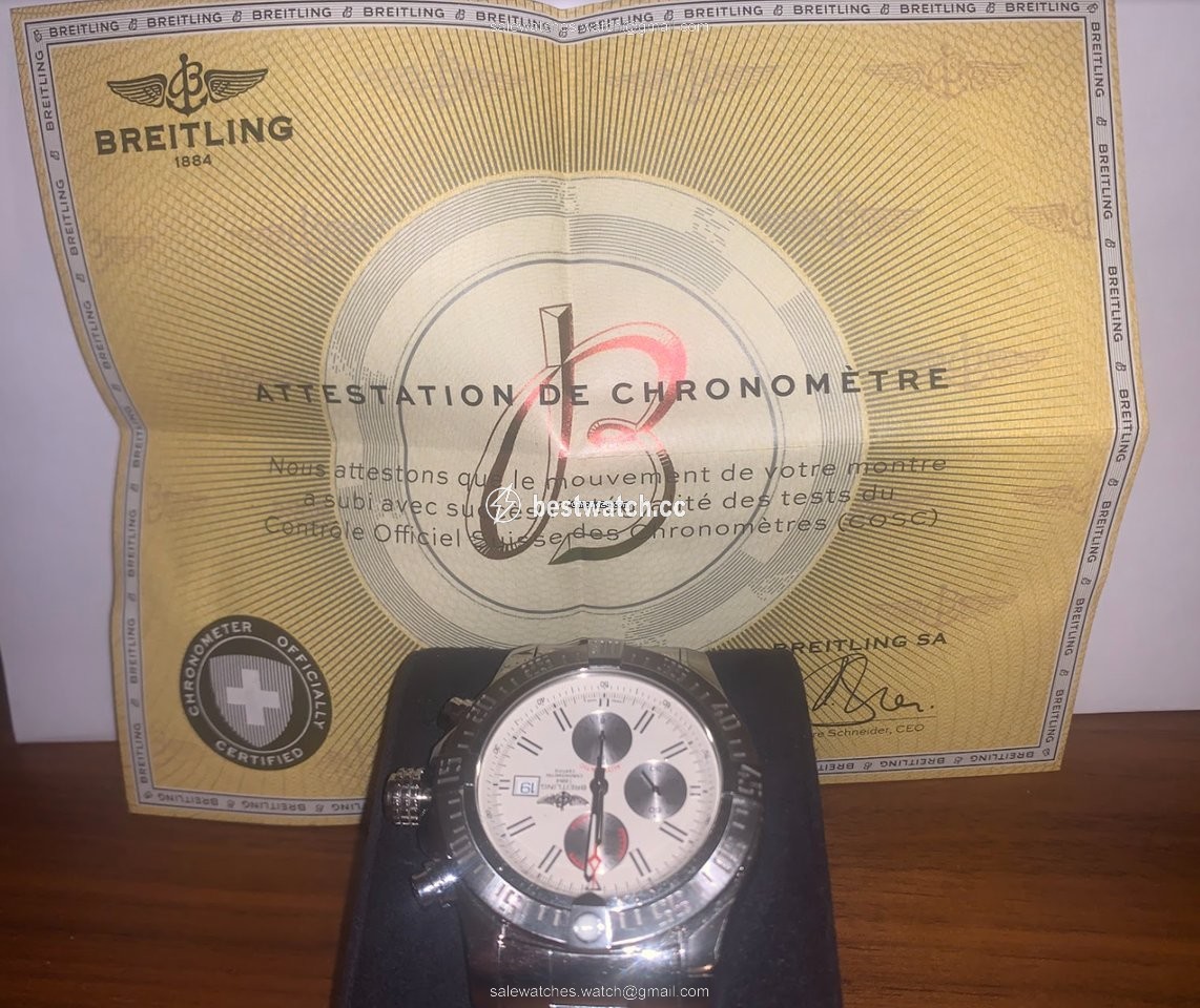 IMG_9085 Breitling Super Avenger II Mens watch Unisex Automatic Steel A1337111 Replica 2