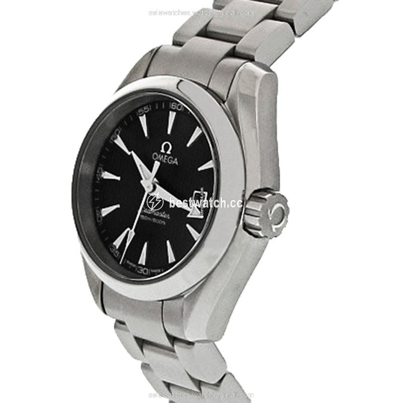IMG_9085 Omega Seamaster Aqua Terra Womens watch Quartz Steel 231.10.30.61.06.001 Replica 2