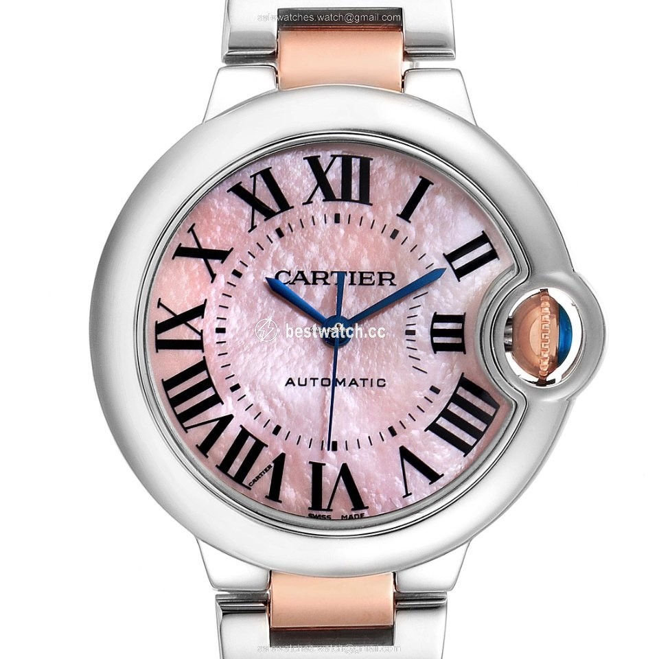 IMG_9085 Cartier Ballon Bleu 33mm Womens watch Automatic Steel W6920098 Replica 2