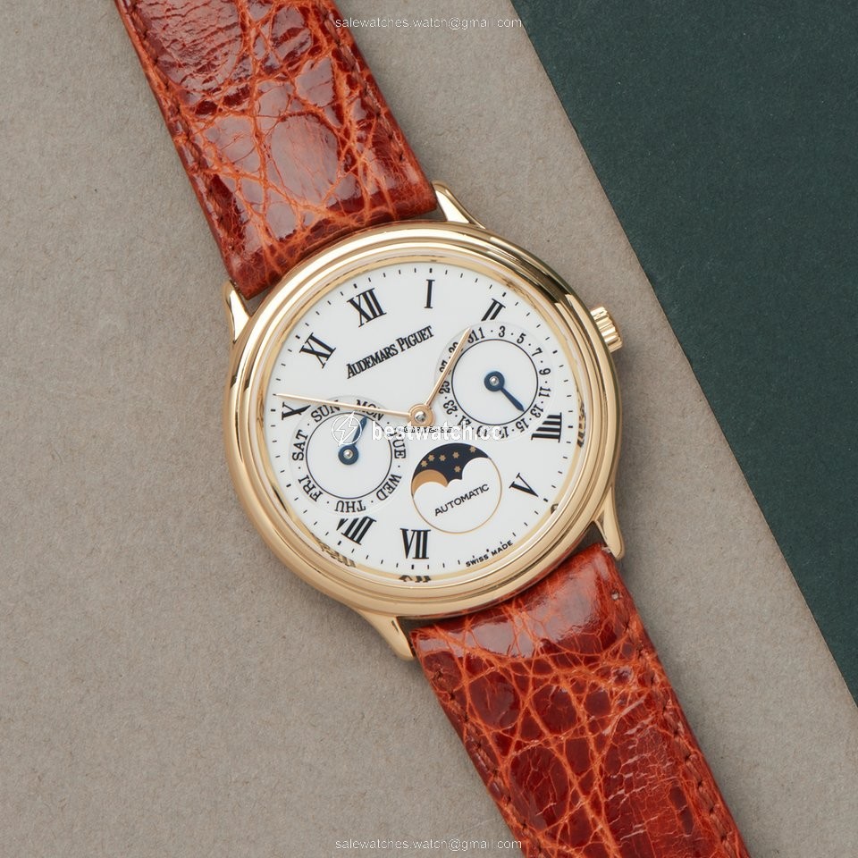 Audemars Piguet Mens watch Unisex Automatic Yellow gold 25589BA Replica 2