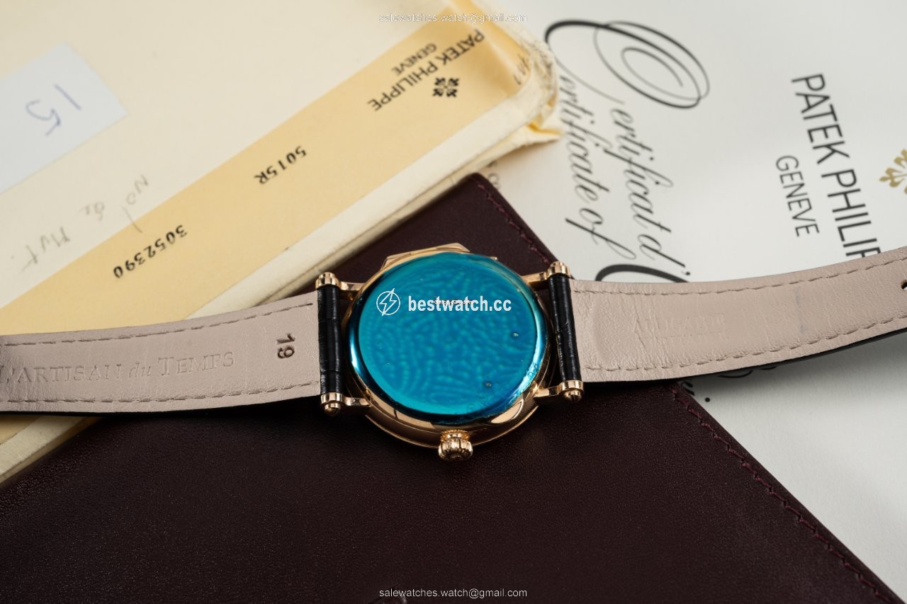 IMG_9085 Patek Philippe Mens watch Unisex Automatic Rose gold 5015R Replica 2