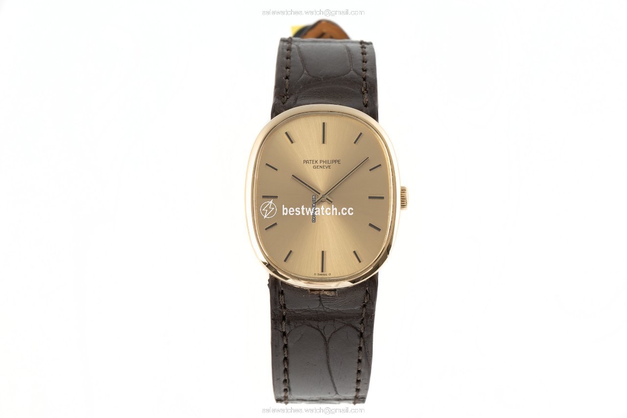 IMG_9085 Patek Philippe Golden Ellipse Mens watch Unisex Manual winding Yellow gold 3748 Replica 2