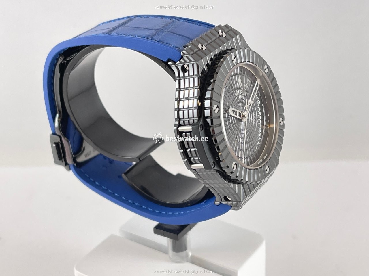 Hublot Big Bang Caviar Mens watch Unisex Automatic Ceramic 346.CX.1800.RX Replica 2
