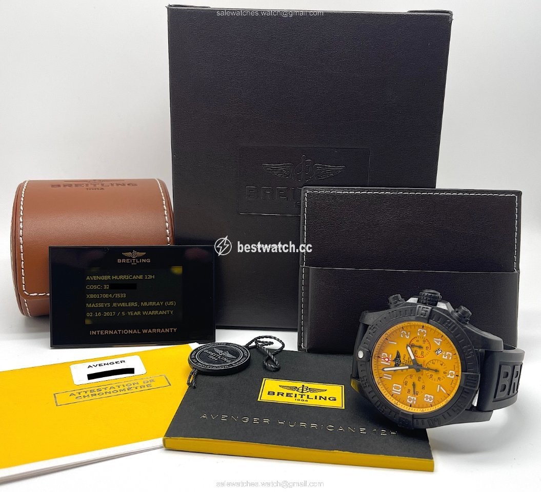 IMG_9085 Breitling Avenger Hurricane Mens watch Unisex Automatic Carbon XB0170E4 I533 282S Replica 2