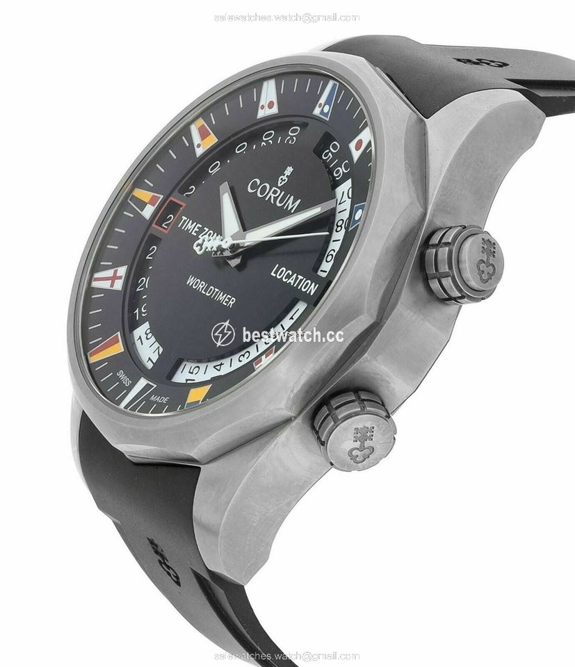 IMG_9085 Corum Admirals Cup Mens watch Unisex Automatic Titanium 637.101.04 F371 AN02 Replica 2