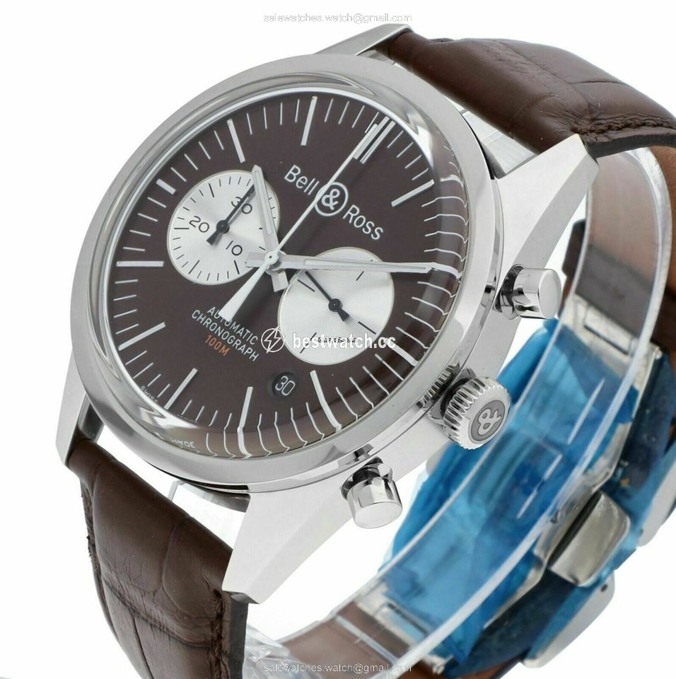 IMG_9085 Bell & Ross Vintage Automatic Steel BRG126-BRN-ST SCR Replica 2