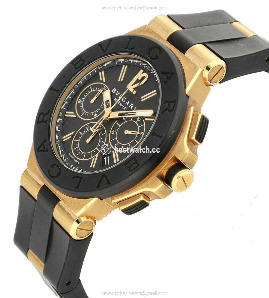 IMG_9085 Bulgari Diagono Automatic Yellow gold 101634 Replica 2