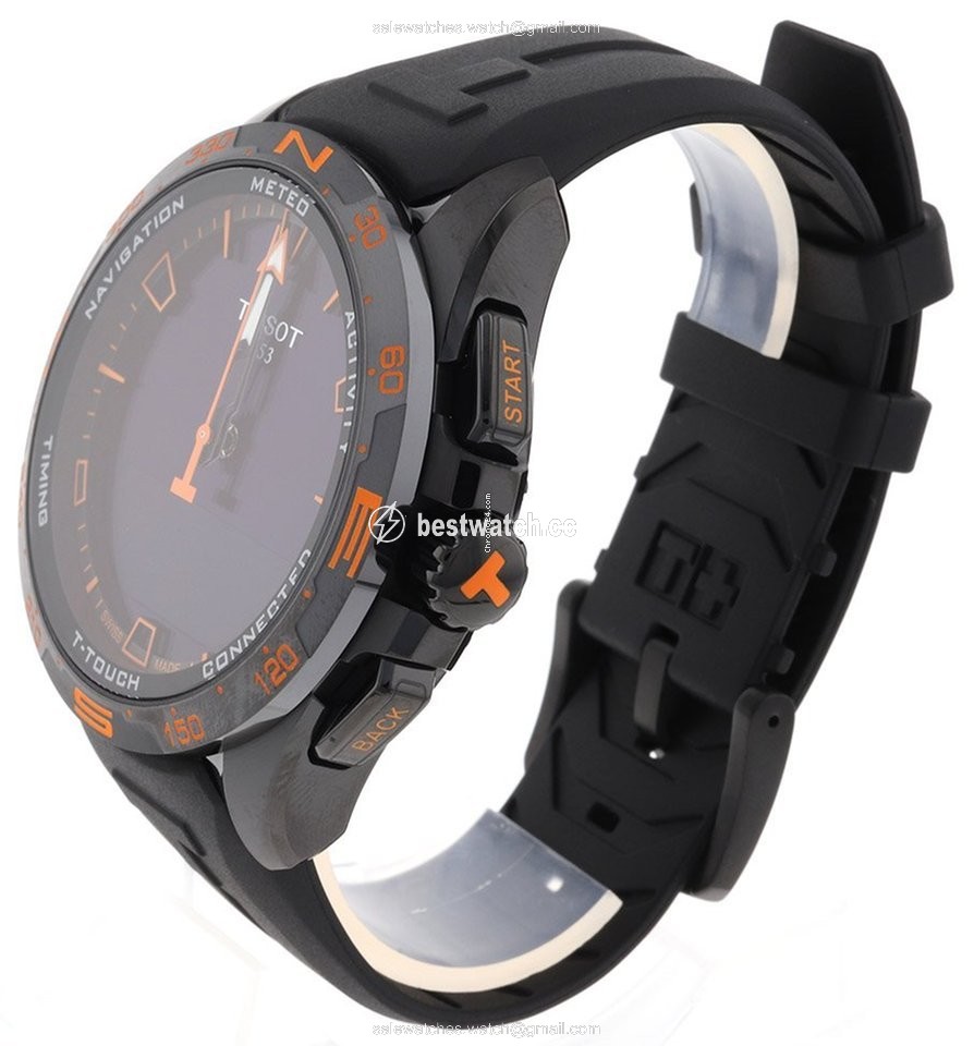 Tissot Touch Mens watch Unisex Quartz Ceramic T121.420.47.051.04 Replica 2