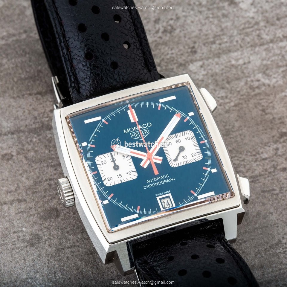 IMG_9085 TAG Heuer Monaco Calibre 11 Mens watch Unisex Automatic Steel CAW211A.EB0026 Replica 2