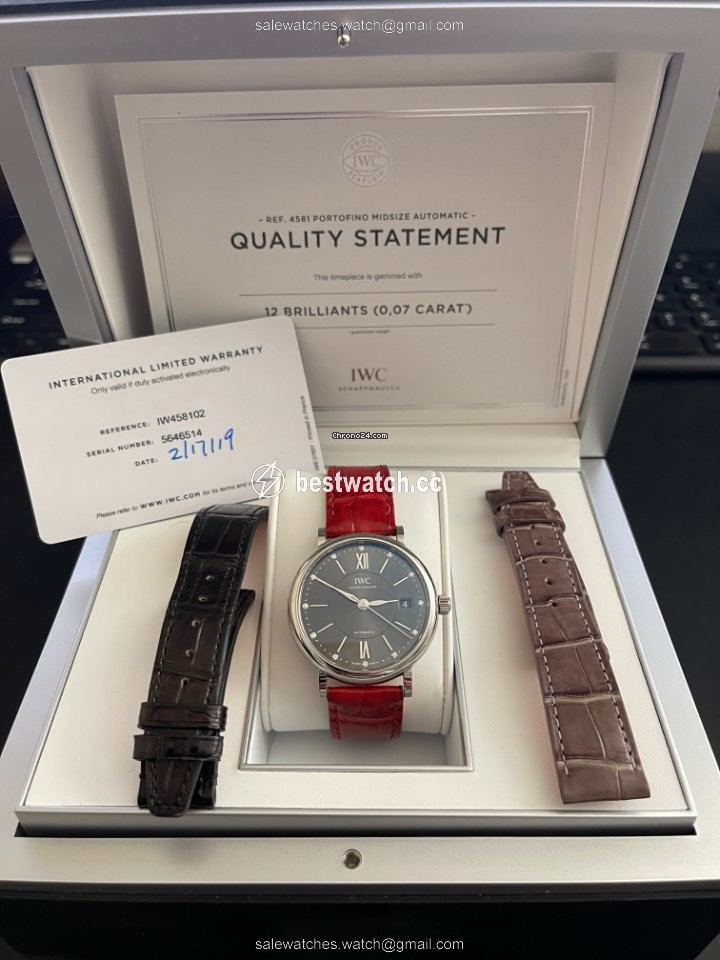 IWC Portofino Automatic Womens watch Automatic Steel IW458102 Replica 2