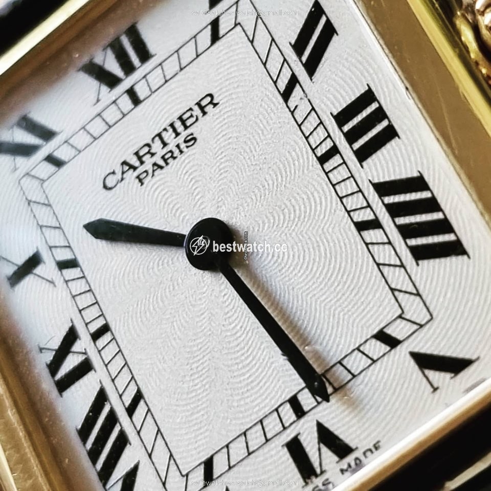 Cartier Tank Louis Cartier Mens watch Unisex Manual winding Yellow gold 1600B Replica 2