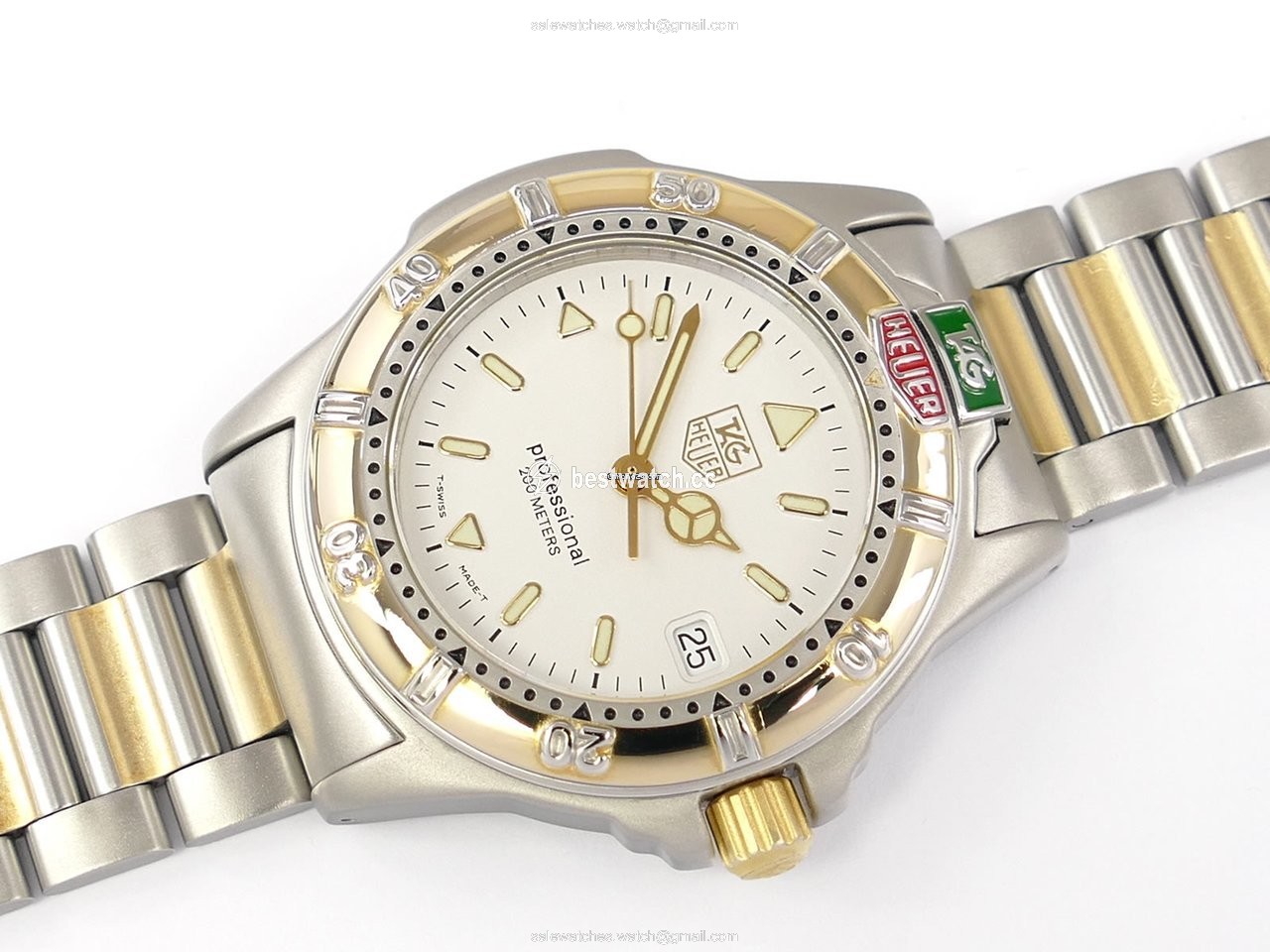 TAG Heuer Mens watch Unisex Quartz Gold Steel WF1220-K0 Replica 2