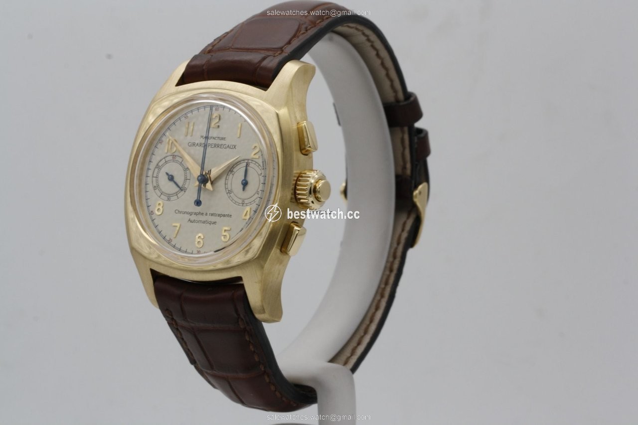IMG_9085 Girard Perregaux Mens watch Unisex Automatic Yellow gold 9012 Replica 2