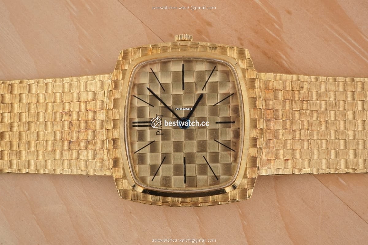IMG_9085 Piaget Mens watch Unisex Manual winding Yellow gold 9571 Replica 2