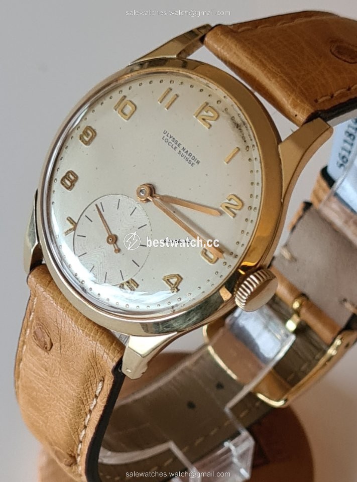 IMG_9085 Ulysse Nardin Mens watch Unisex Manual winding Yellow gold 6034-13 Replica 2