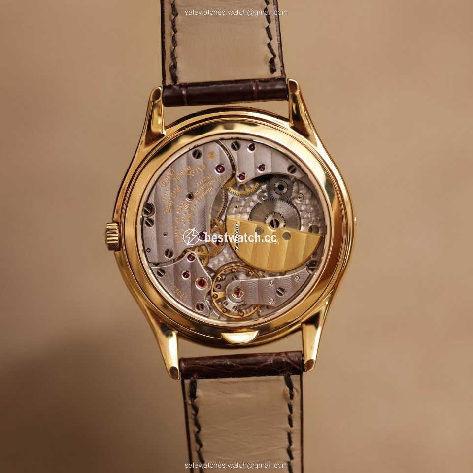 IMG_9085 Patek Philippe Perpetual Calendar Mens watch Unisex Automatic Yellow gold 3940J Replica 2