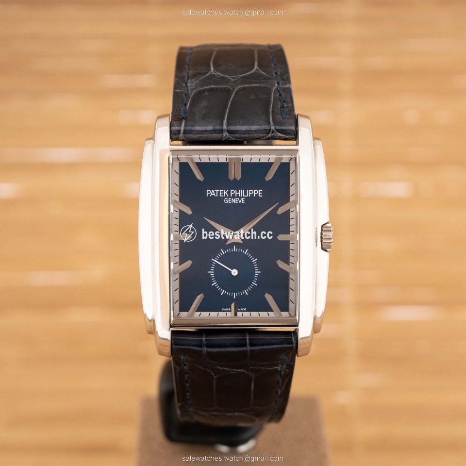 IMG_9085 Patek Philippe Gondolo Mens watch Unisex Manual winding White gold 5124G-011 Replica 2