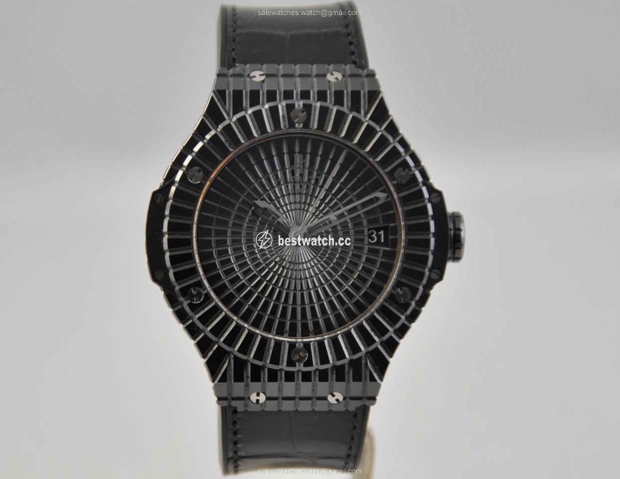 Hublot Big Bang Caviar Mens watch Unisex Automatic Ceramic 346.CX.1800.BR Replica 2