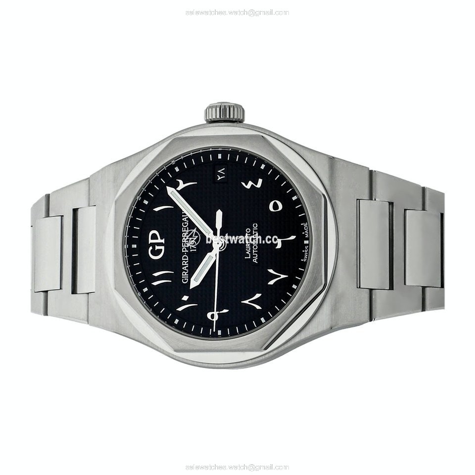 Girard Perregaux Laureato Mens watch Unisex Automatic Steel 81010-11-1750-11A Replica 2
