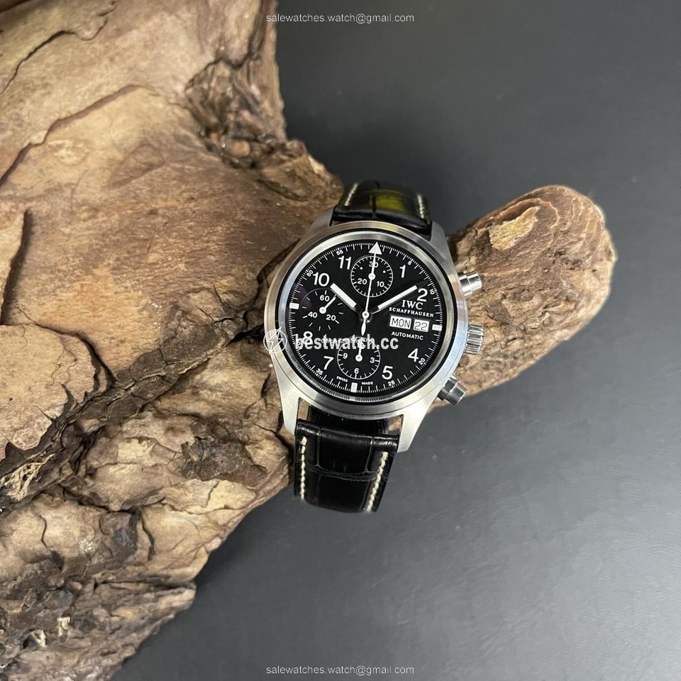 IWC Pilot Chronograph Automatic Steel 3706-001 Replica 2