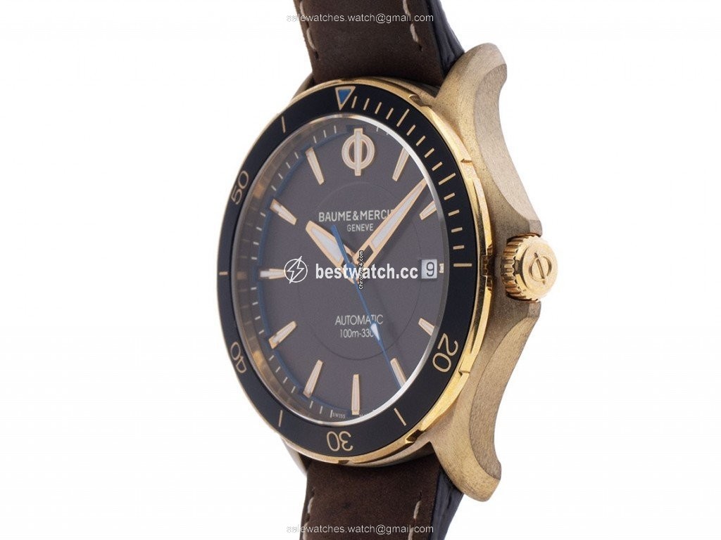 IMG_9085 Baume & Mercier Clifton Mens watch Unisex Automatic Bronze MOA10501 Replica 2