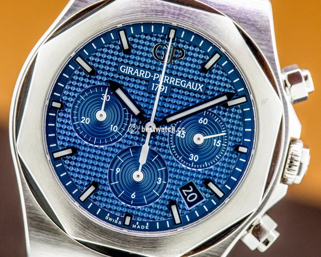 IMG_9085 Girard Perregaux Laureato Mens watch Unisex Automatic Steel 81040-11-431-11A Replica 2