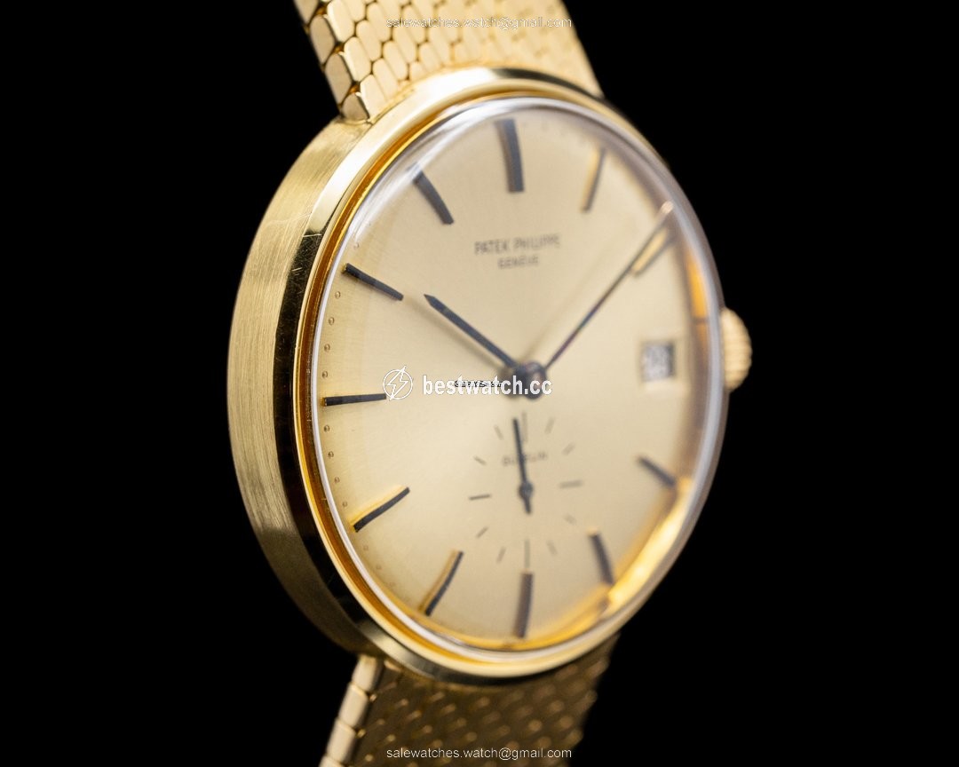 IMG_9085 Patek Philippe Calatrava Mens watch Unisex Automatic Yellow gold 3514 4 Replica 2