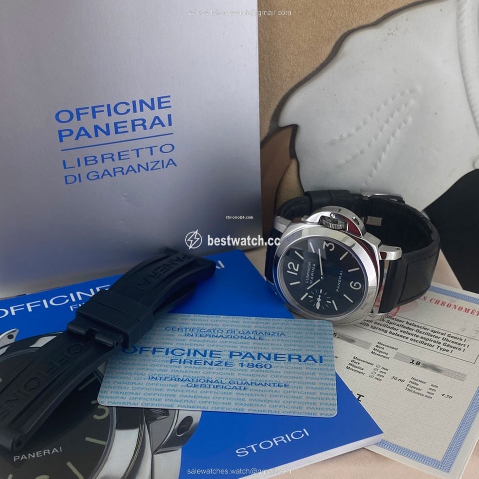 IMG_9085 Panerai Luminor Marina Manual winding Steel PAM00001 Replica 2