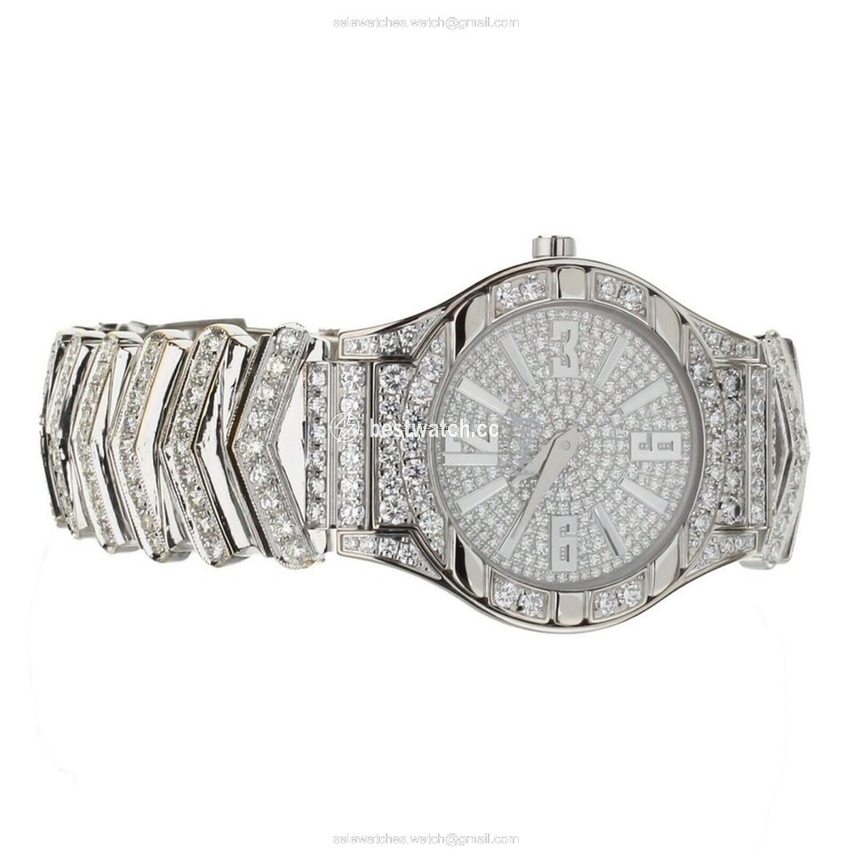 IMG_9085 Piaget Polo Womens watch Quartz White gold P10166 Replica 2
