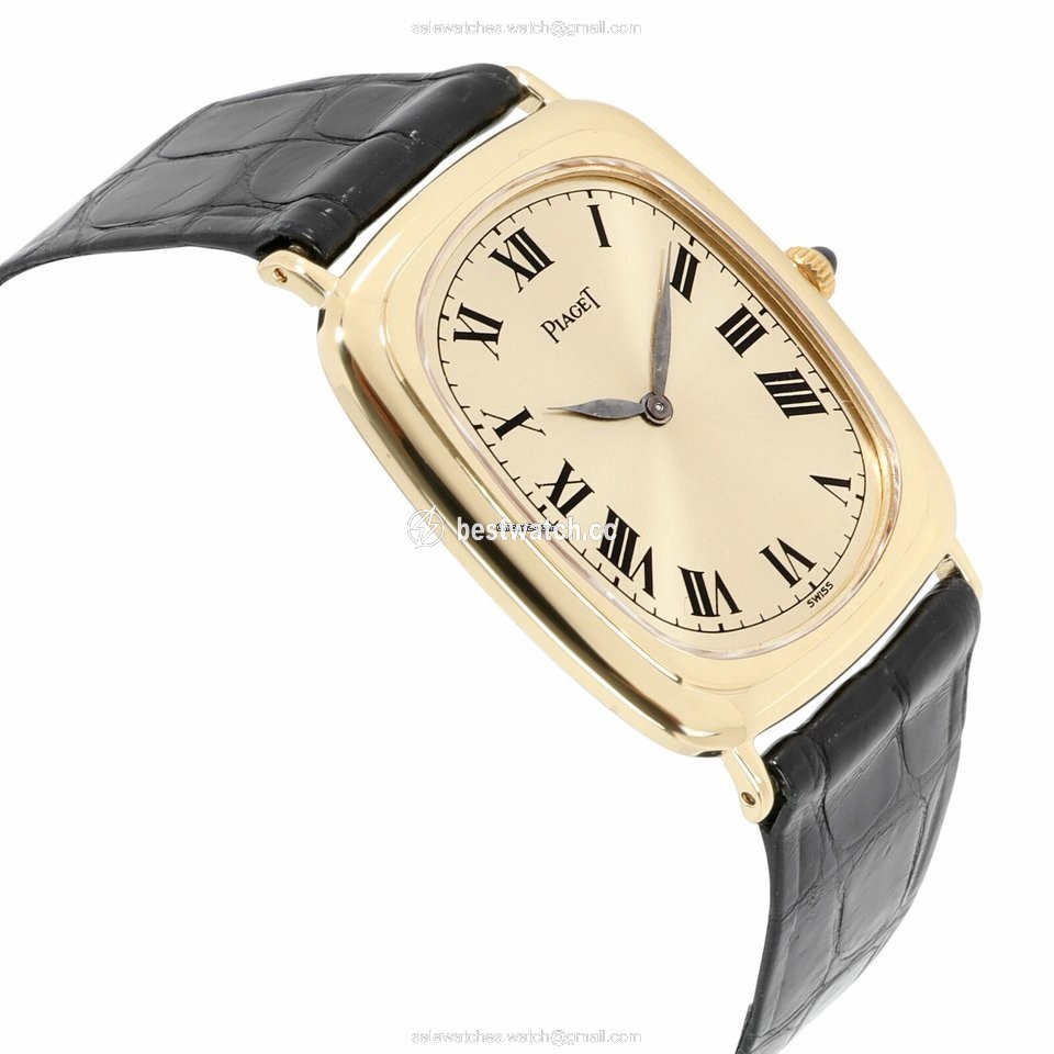 IMG_9085 Piaget Mens watch Unisex Manual winding Yellow gold 9251 Replica 2