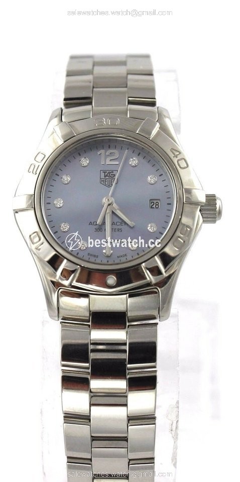 TAG Heuer Aquaracer Lady Womens watch Quartz Steel WAF1419.BA0813 Replica 2
