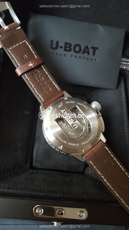 IMG_9085 U-Boat Classico Mens watch Unisex Automatic Steel 8091 Replica 2