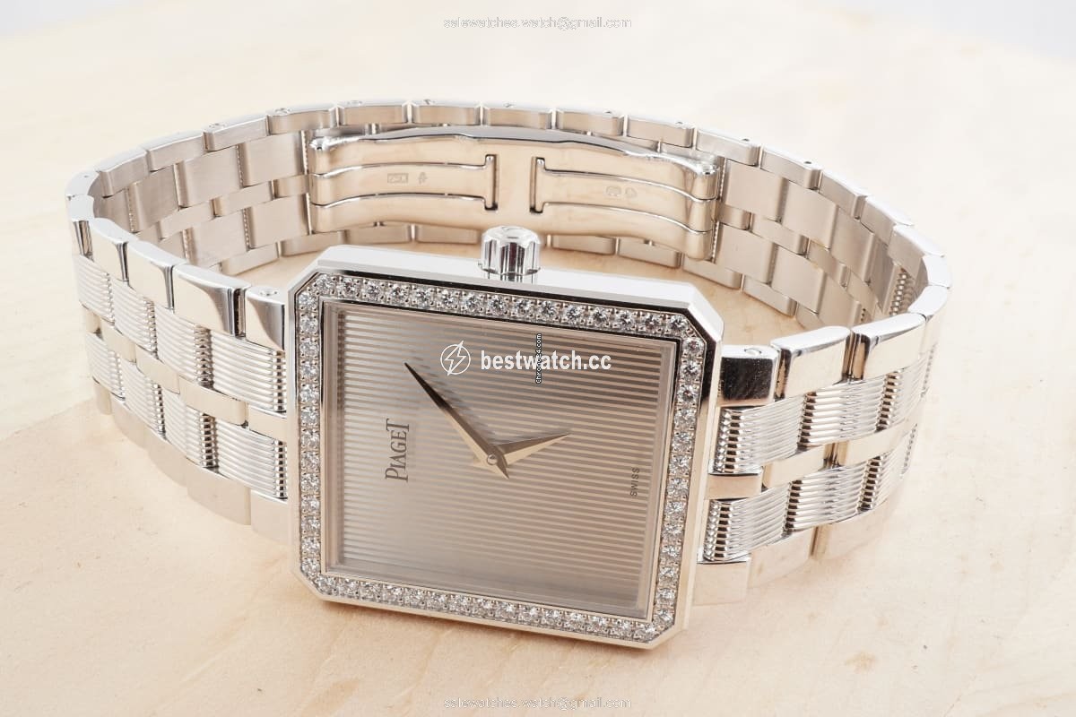 IMG_9085 Piaget Protocole Mens watch Unisex Quartz White gold 50155 Replica 2