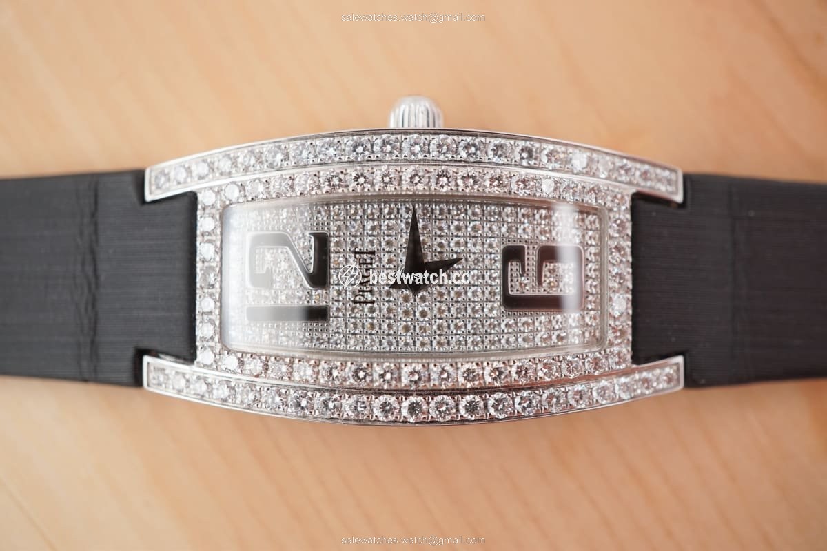 IMG_9085 Piaget Limelight Womens watch Quartz White gold P10120 Replica 2