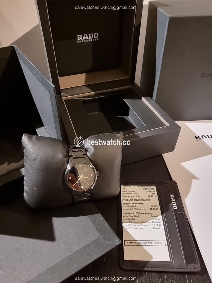 IMG_9085 Rado True Womens watch Quartz Ceramic R27059712 Replica 2