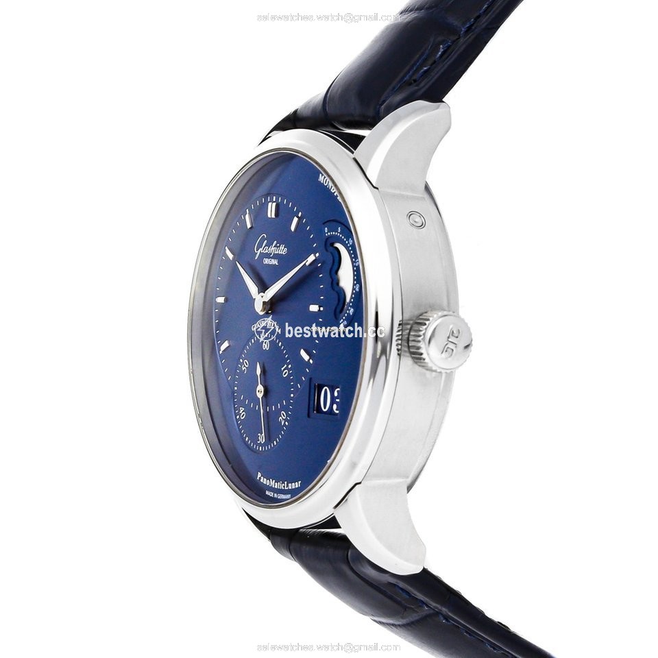 IMG_9085 Glashutte Original PanoMaticLunar Mens watch Unisex Automatic Steel 90-02-46-32-35 Replica 2