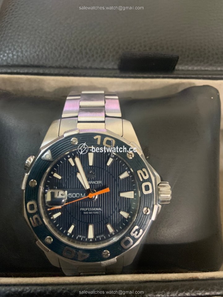 IMG_9085 TAG Heuer Aquaracer 500M Mens watch Unisex Quartz Steel WAJ1112.BA0870 Replica 2