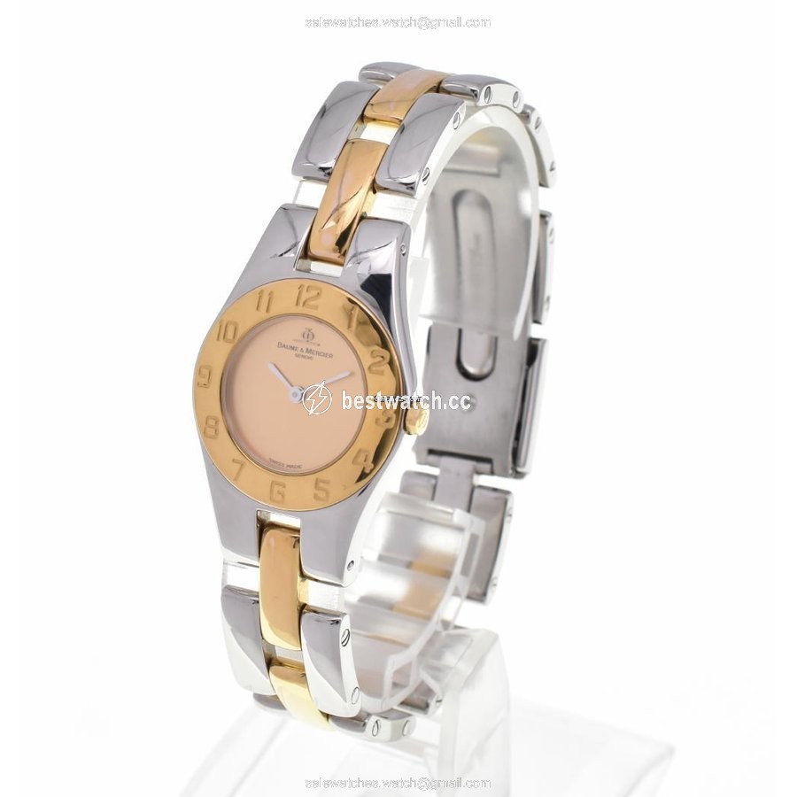 Baume & Mercier Womens watch Quartz Gold Steel 5261 Replica 2