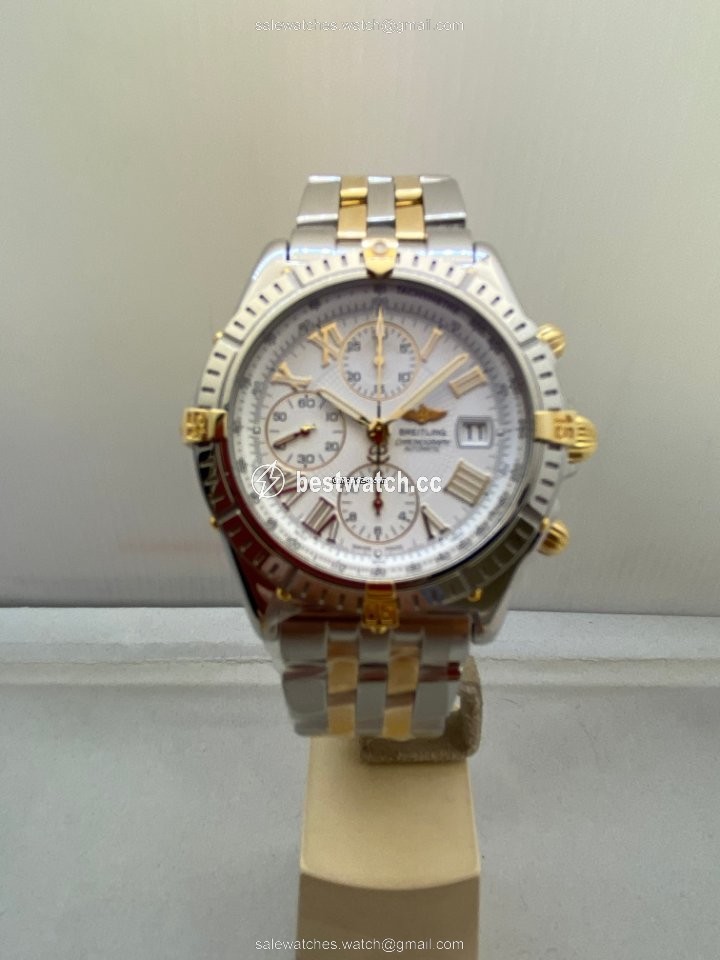 Breitling Crosswind Racing Mens watch Unisex Automatic Gold Steel B13055 Replica 2