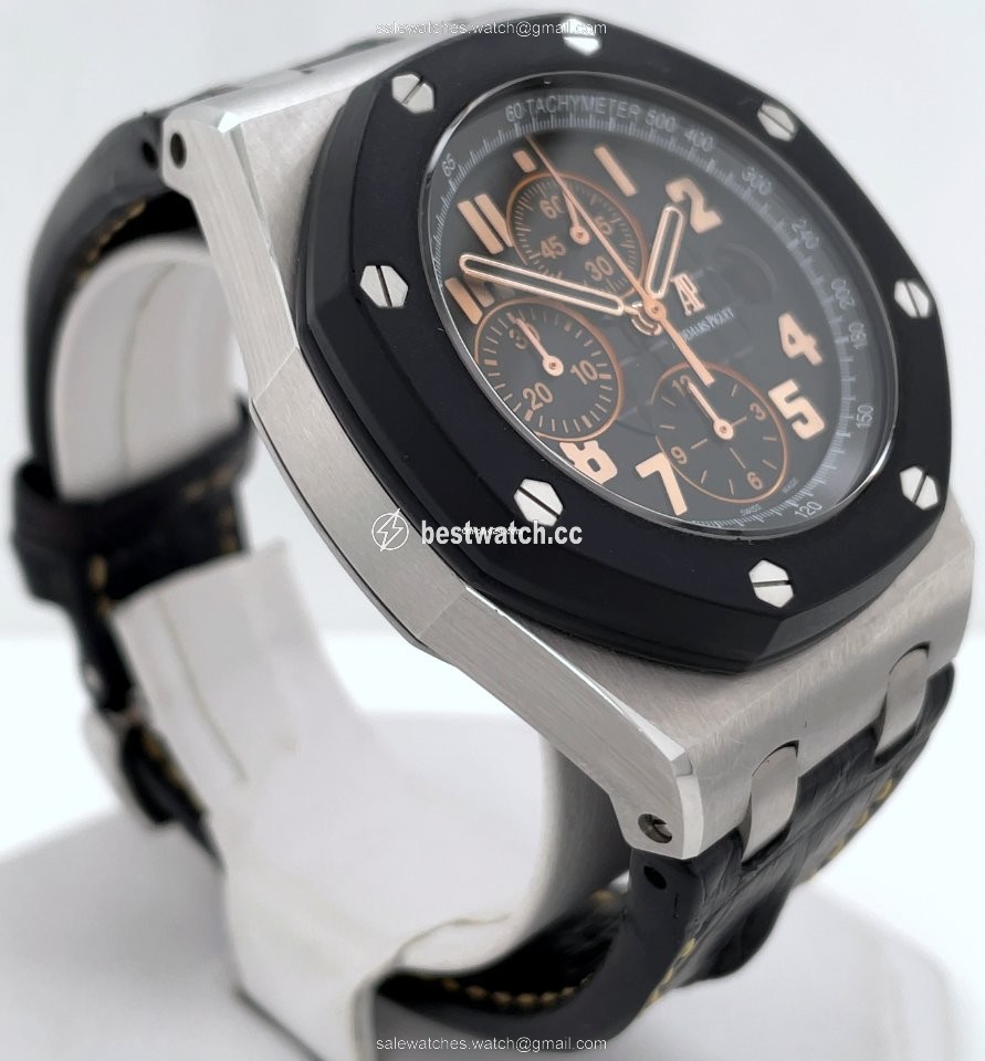 IMG_9085 Audemars Piguet Royal Oak Offshore Chronograph Mens watch Unisex Automatic Steel 26298SK.OO.D101CR.01 Replica 2