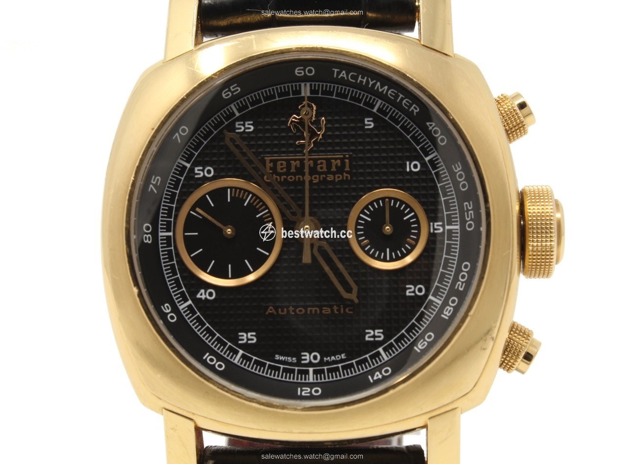 IMG_9085 Panerai Ferrari Mens watch Unisex Automatic Yellow gold FER 006 Replica 2